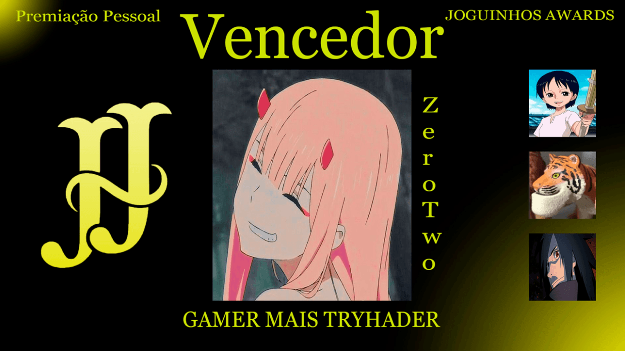 Mais Tryhard - vencedor
