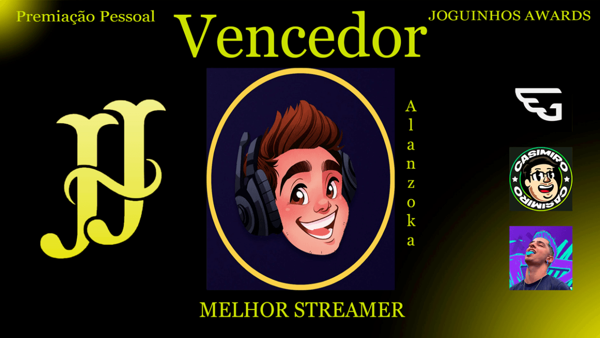 Melhor Streamer - vencedor