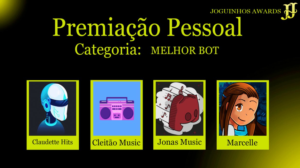 Melhor Bot - categoria