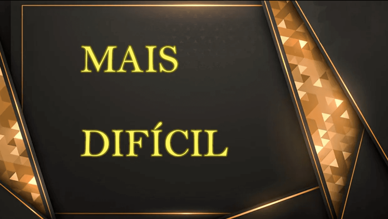 Mais Difícil - categoria